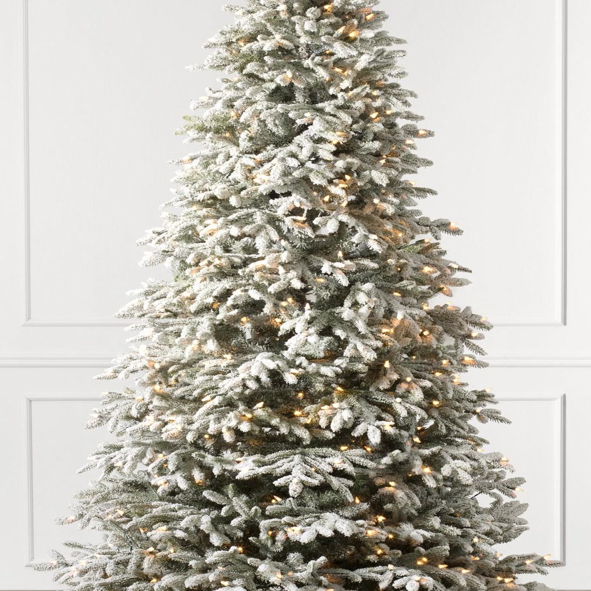 Frosted Fraser Fir Artificial Christmas Tree, 7.5 ft