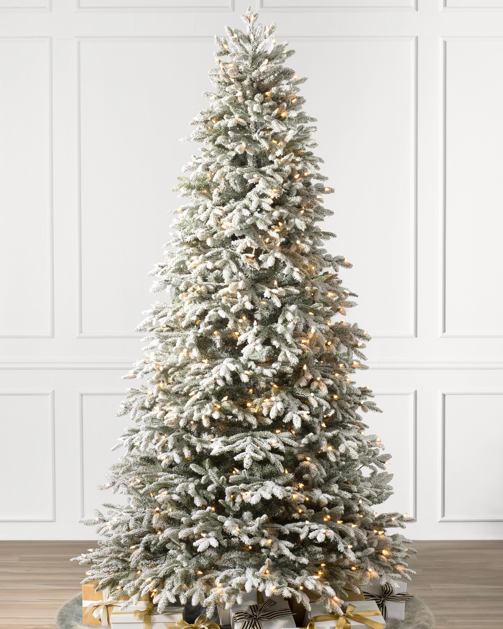 Frosted Fraser Fir Artificial Christmas Tree, 7.5 ft